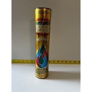 Vintage Seymour Color Flame Crystals Fireplace Campfire Vivid Colors